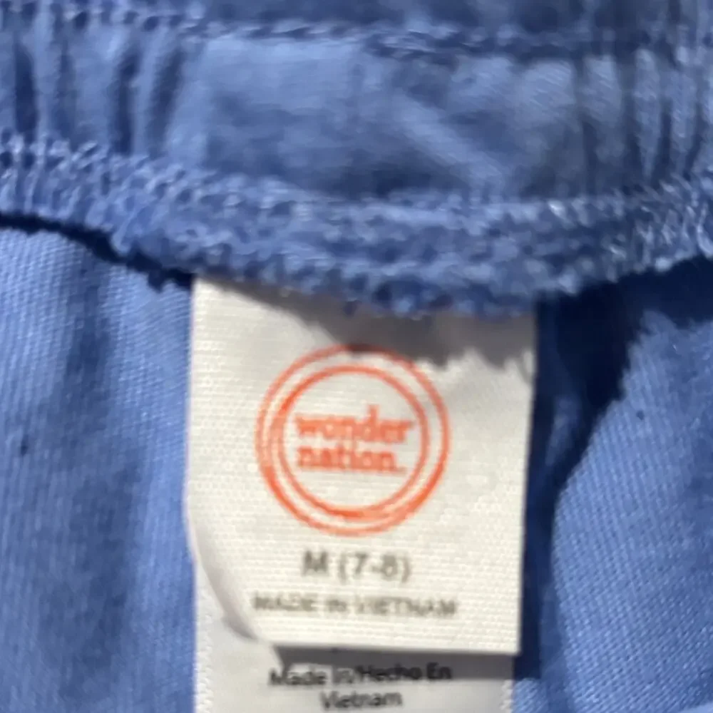 Wonder kids 7/8 Unicorn periwinkle blue and Star Print Shorts blk NWT and nwot